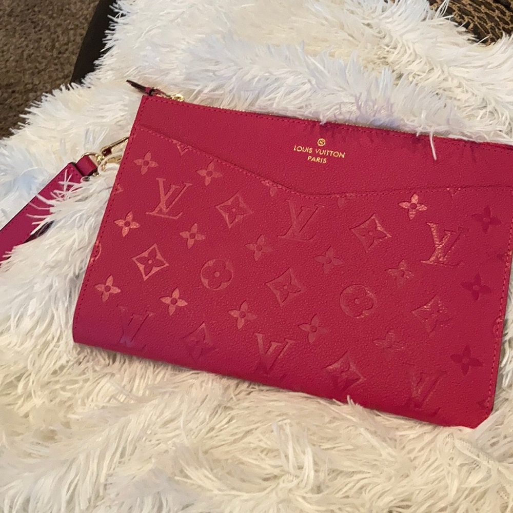 Pink clutch
